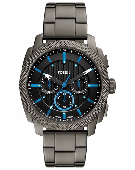 Fossil Men Machine Black Analog Quartz watch SKU ID FS6098 Helios The Watch Store