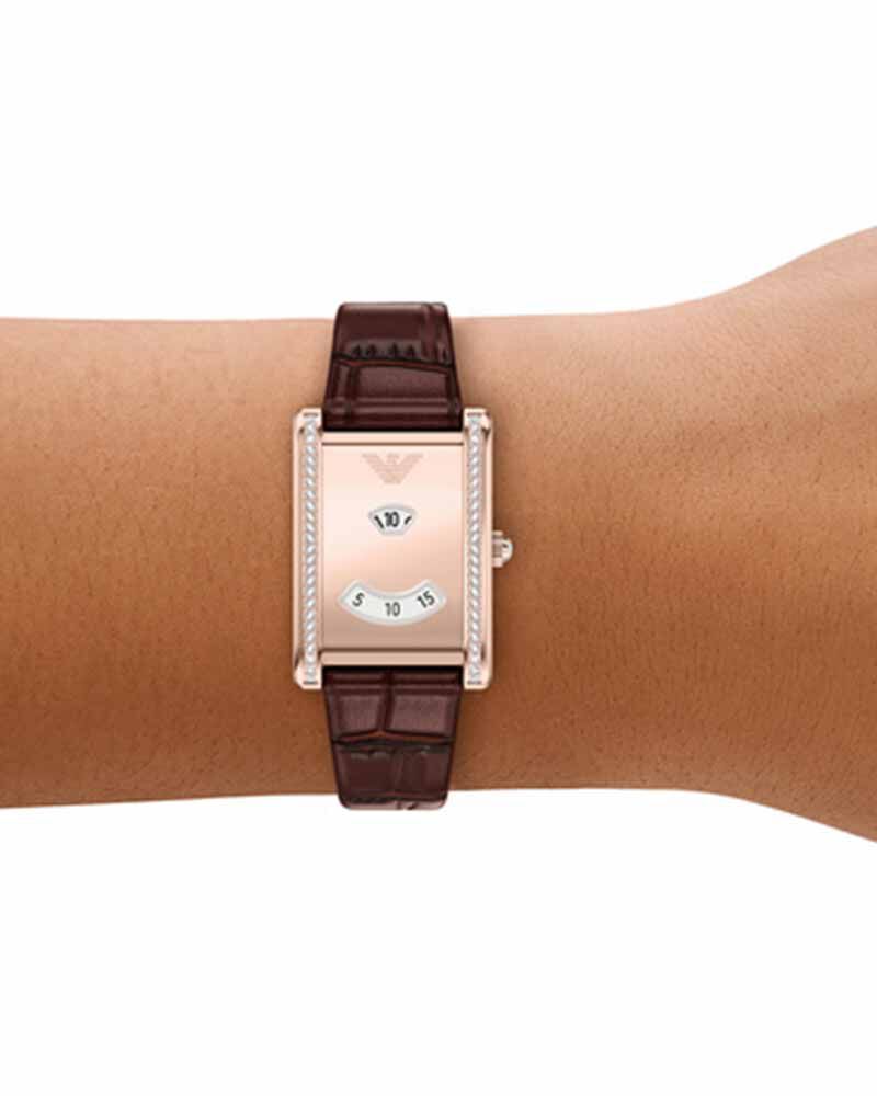Emporio Armani Women  White Analog Quartz watch SKU ID AR11814 Helios The Watch Store