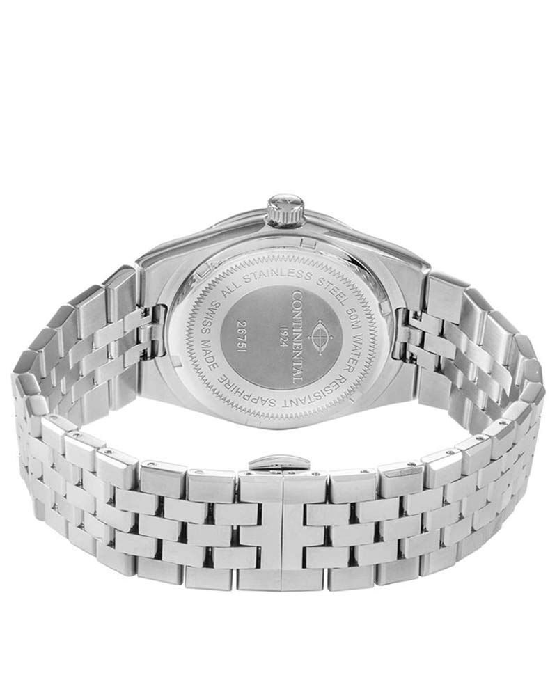 Continental Men Union Silver Analog Quartz Watch SKU ID 26751-GD101120 Helios The Watch Store
