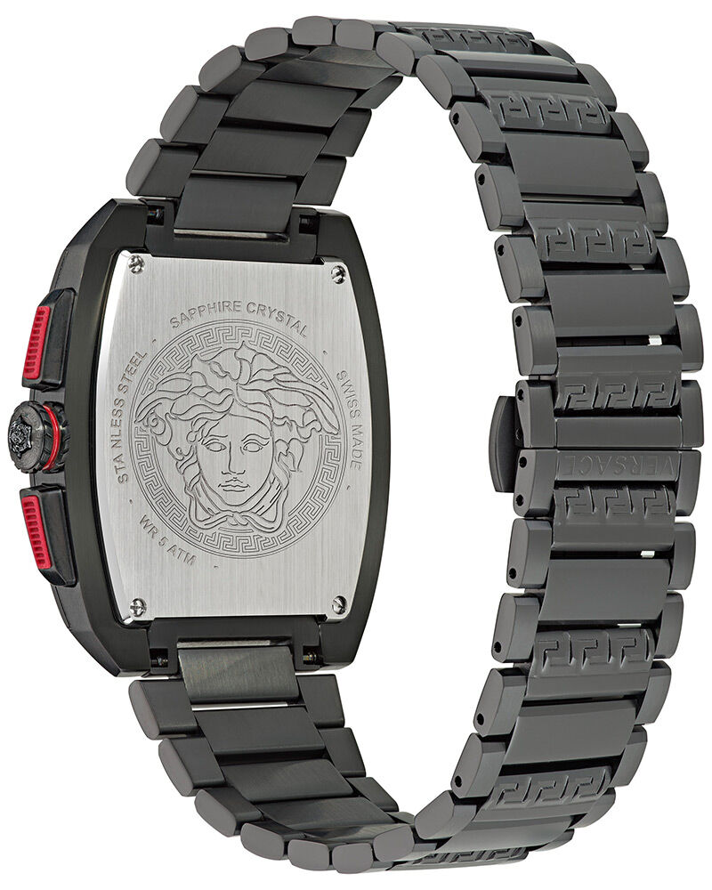 Buy Versace Men Sky Dusk Square Black Watch ve6h00623 at Helios