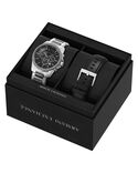 Armani Exchange Men Banks Black Analog Quartz watch SKU ID AX7181SET Helios The Watch Store