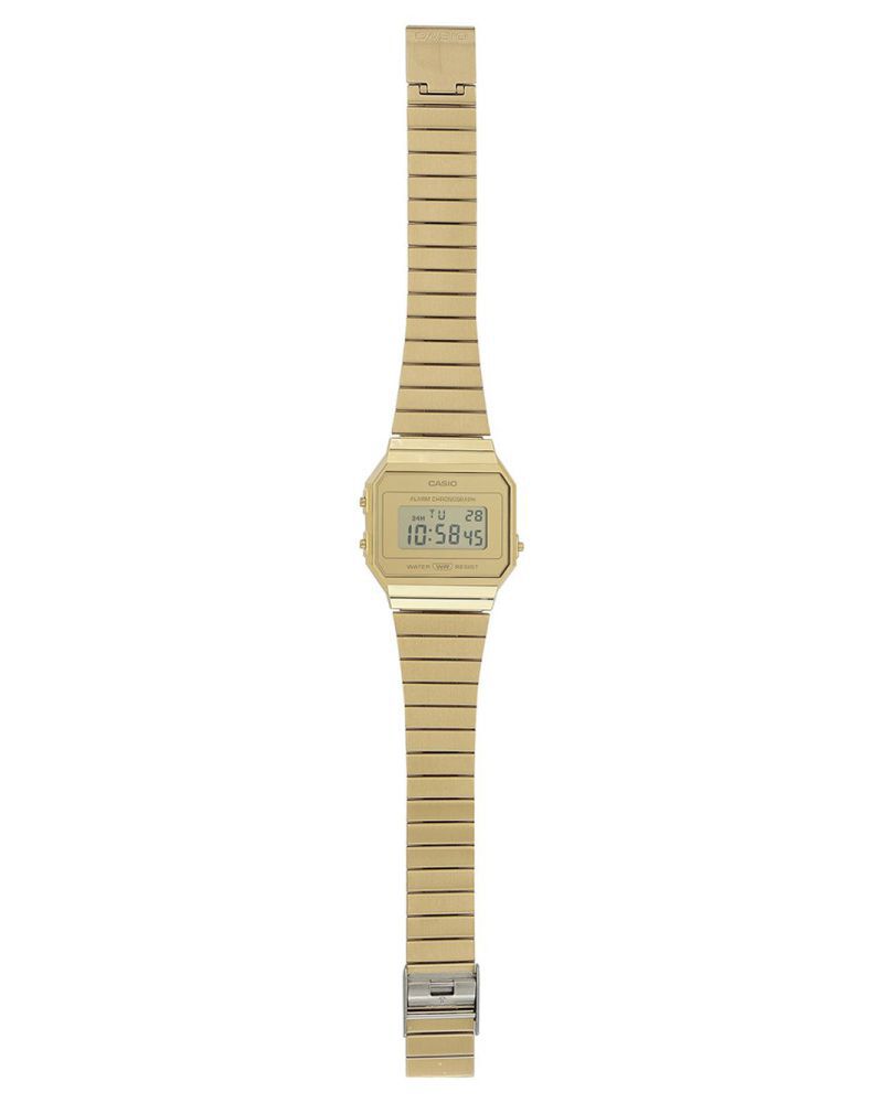 Casio Unisex A-700 Series Gold Digital Quartz watch SKU ID D347 Helios The Watch Store