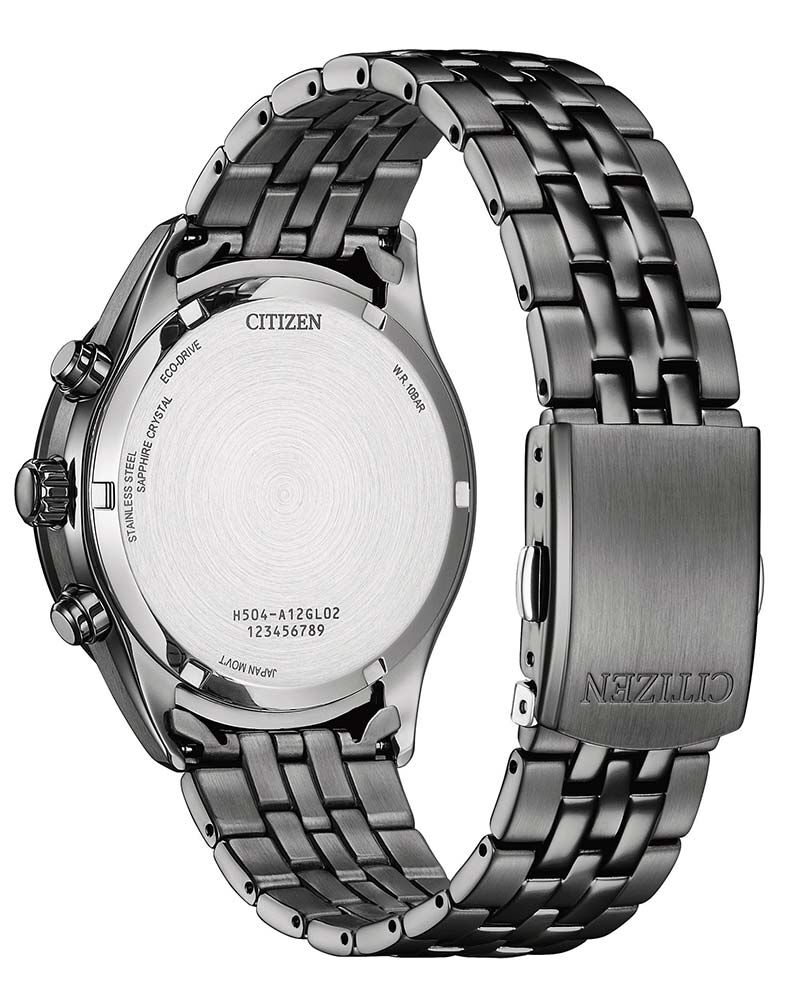 Citizen Men ECO-DRIVE Chronograph Blue Analog Ecodrive watch SKU ID AT2577-57L Helios The Watch Store