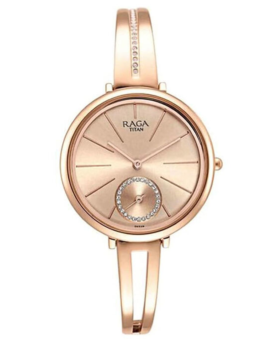 Raga Women VIVA Rose Gold Analog Quartz watch SKU ID 2647WM01 Helios The Watch Store