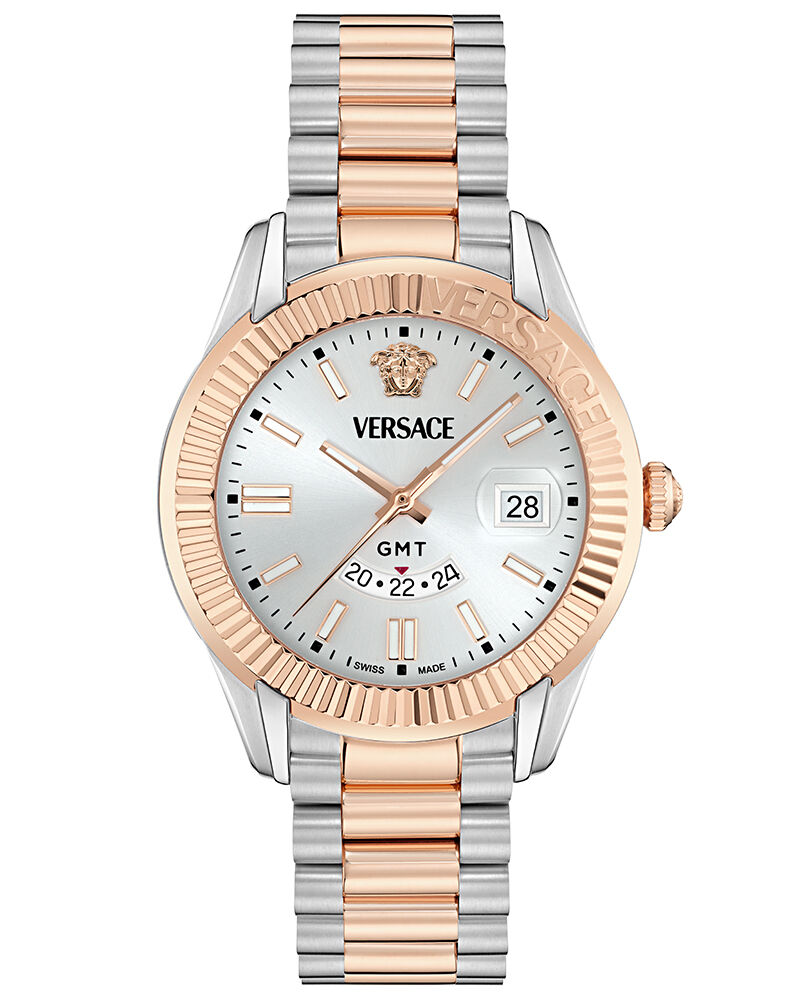 Buy Versace Men Apodis Round Silver Watch ve0u00425 at Helios