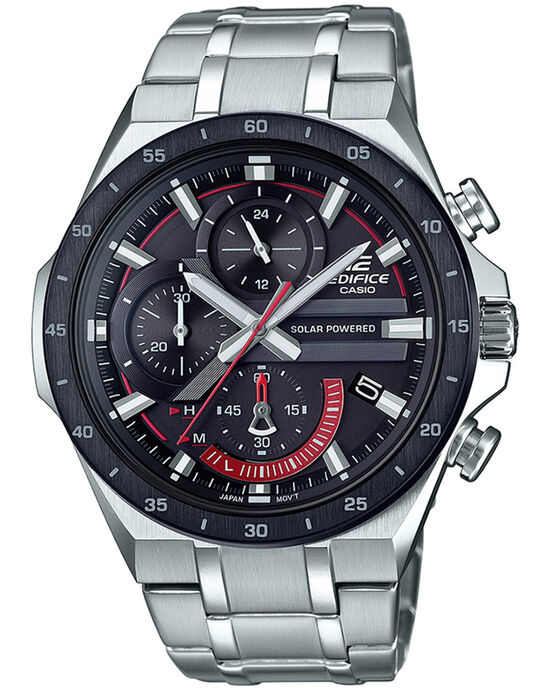 Casio Men EDIFICE Black Analog Quartz watch SKU ID EX487 Helios The Watch Store