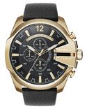 Diesel Men MEGA CHIEF Black Analog Quartz watch SKU ID DZ4344 Helios The Watch Store