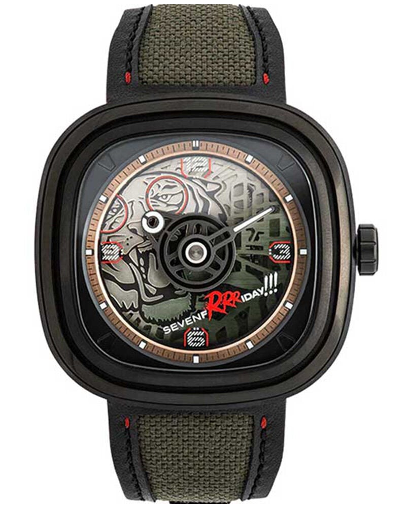 SevenFriday Unisex T SERIES Brown Analog Automatic watch SKU ID T2/03 Helios The Watch Store