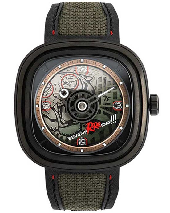 SevenFriday Unisex T SERIES Brown Analog Automatic watch SKU ID T2/03 Helios The Watch Store