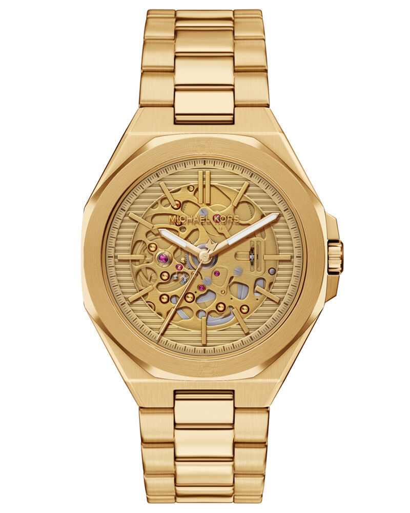 Michael Kors Men Callum Golden Analog Automatic watch SKU ID MKO1241 Helios The Watch Store