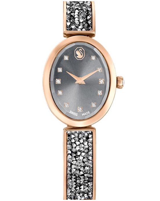 Swarovski Women CRYSTAL ROCK Champagne Gold Tone Analog Quartz watch SKU ID 5711695 Helios The Watch Store