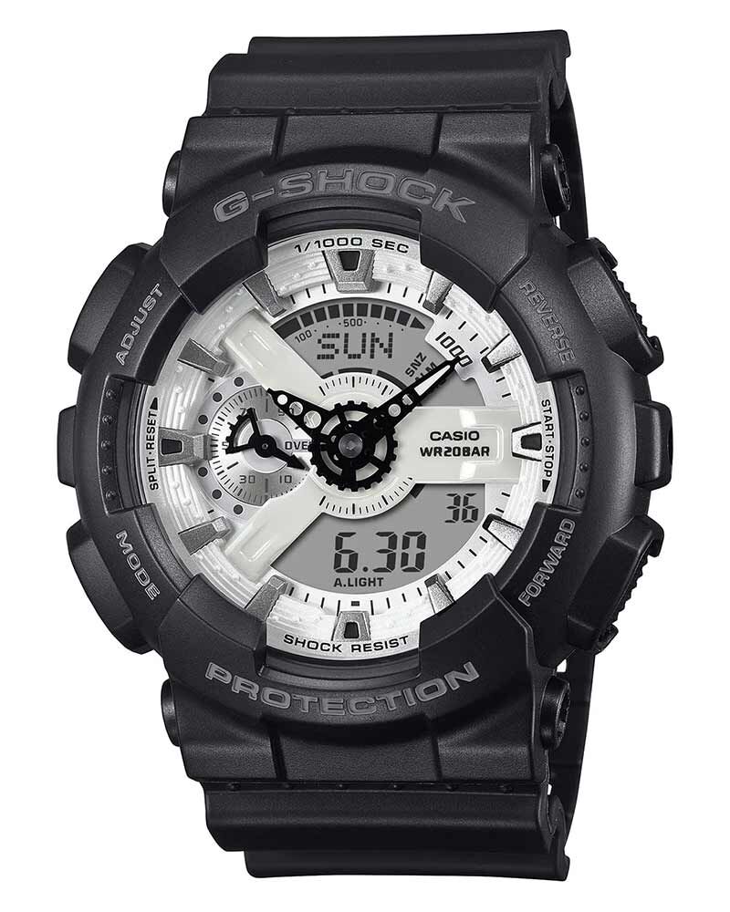 G-Shock Men GA-110  White  Analog-Digital Quartz watch SKU ID G1636 Helios The Watch Store