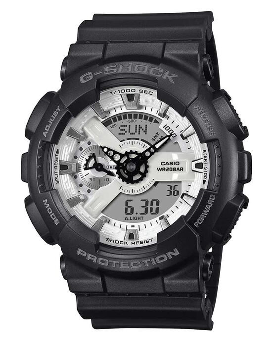 G-Shock Men GA-110  White  Analog-Digital Quartz watch SKU ID G1636 Helios The Watch Store