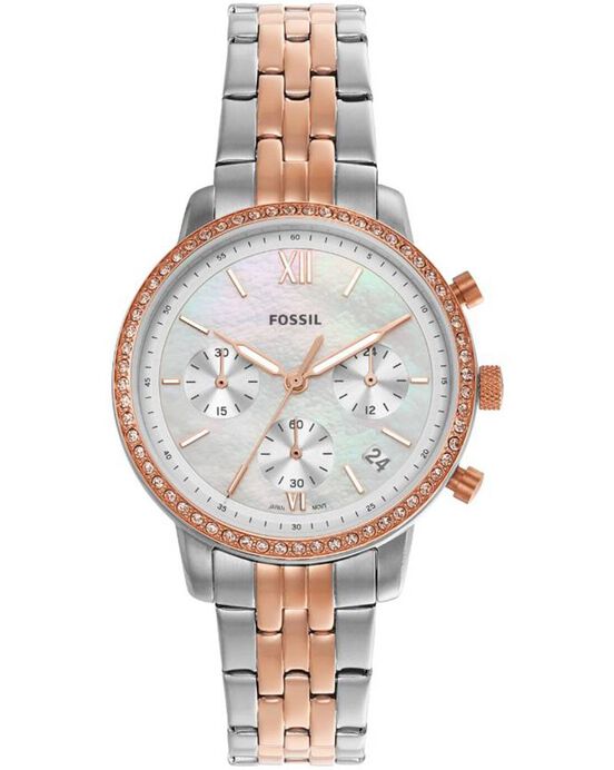 Fossil Women NEUTRA White Mother Of Pearl Chronograph Quartz watch SKU ID ES5279 Helios The Watch Store