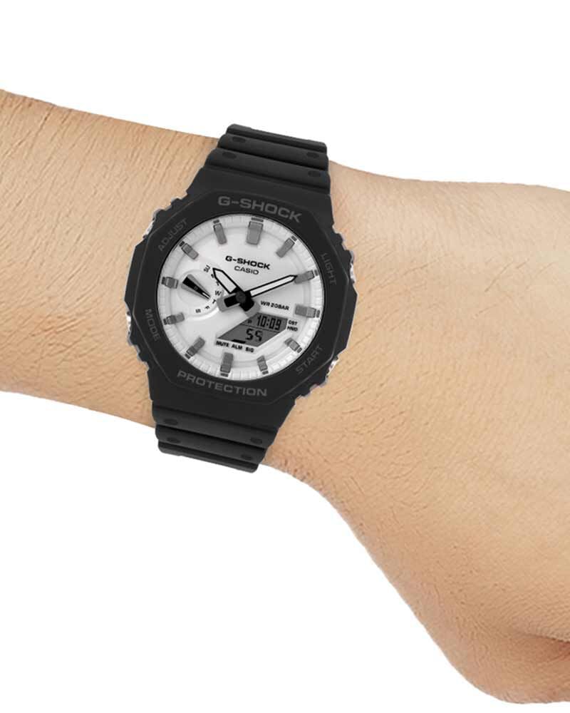 G-Shock Men GA-2100  White  Analog-Digital Quartz watch SKU ID G1637 Helios The Watch Store