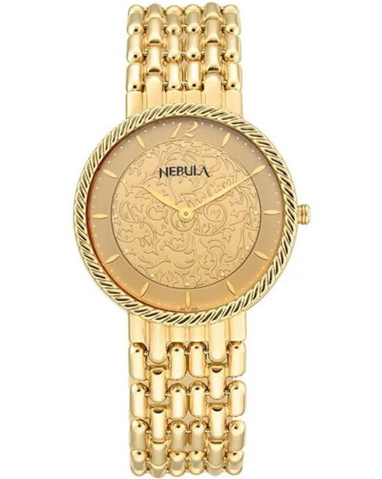 Nebula Men EDGE Champagne Analog Quartz watch SKU ID 1921DM02 Helios The Watch Store