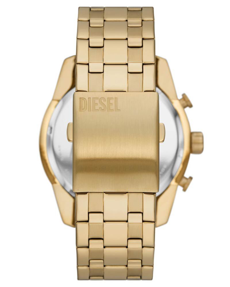 Diesel Men SPLIT Golden Analog Quartz watch SKU ID DZ4590 Helios The Watch Store