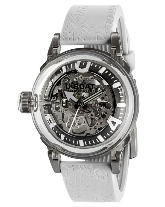 U Boat Unisex U-65 Silver White Analog Automatic watch SKU ID 3346 Helios The Watch Store