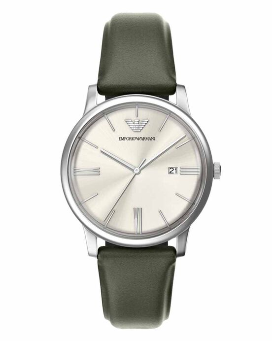 Emporio Armani Men  Cream Analog Quartz watch SKU ID AR11811 Helios The Watch Store