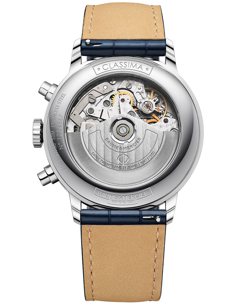 Baume et Mercier Men CLASSIMA Silver Analog Automatic watch SKU ID M0A10330 Helios The Watch Store