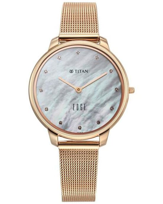 Edge Women EDGE METAL Mother Of Pearl Analog Quartz watch SKU ID 2654WM02 Helios The Watch Store