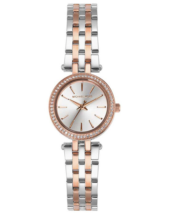 Michael Kors Women PETITE DARCI Silver Analog Quartz watch SKU ID MK3298 Helios The Watch Store
