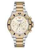 Emporio Armani Men  Cream Analog Quartz watch SKU ID AR11606 Helios The Watch Store