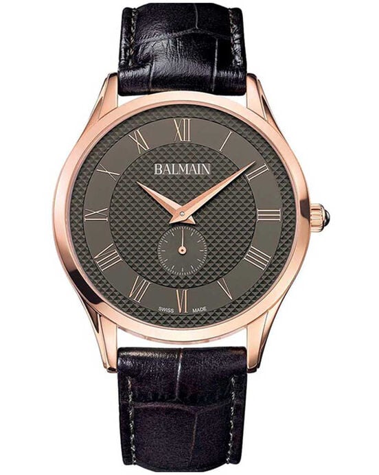 Balmain Men CLASSIC R GENT SMALL SECOND Brown Analog Quartz watch SKU ID B14295252 Helios The Watch Store