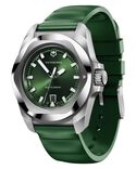 Victorinox Men INOX Green Analog Quartz watch SKU ID 242085 Helios The Watch Store