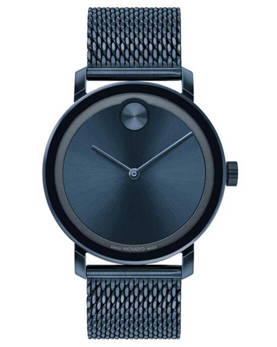 Movado Men BOLD Blue Analog Quartz watch SKU ID 3600793 Helios The Watch Store