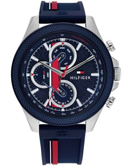 Tommy Hilfiger Men CLARK Blue Multifunction Quartz watch SKU ID TH1792083 Helios The Watch Store