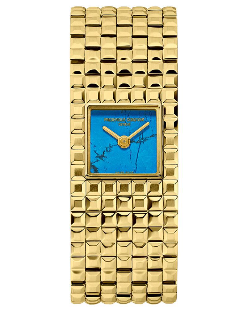 Frederique Constant Women Classics Manchette Turquoise Analog Quartz watch SKU ID FC-200TU1MC5B Helios The Watch Store