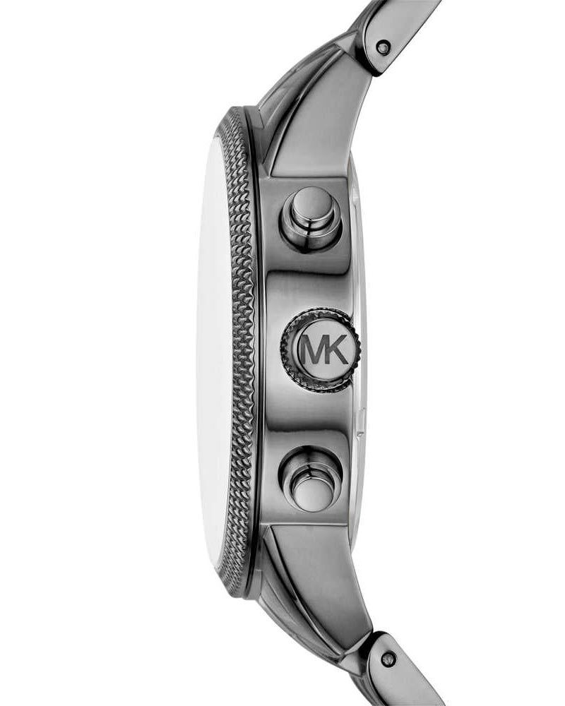 Michael Kors Men HUTTON Grey Analog Quartz watch SKU ID MKO1164 Helios The Watch Store