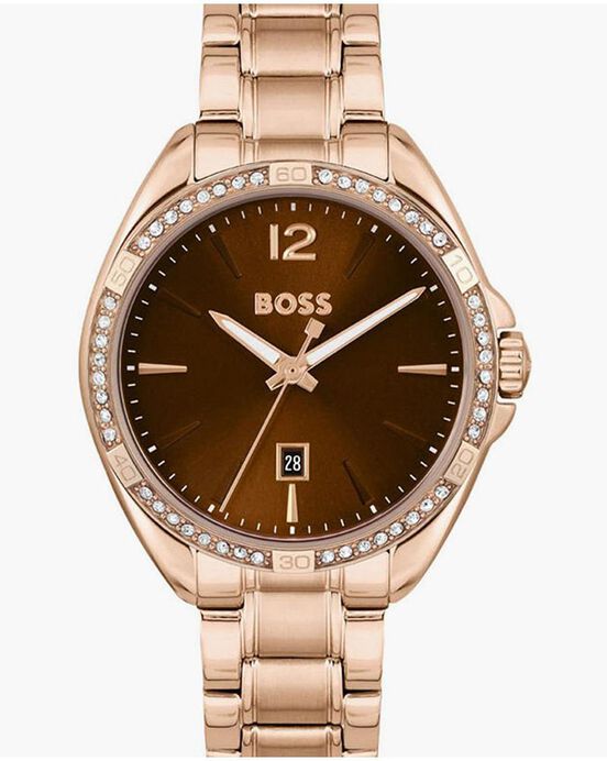 Boss Women FELINA Brown Analog Quartz watch SKU ID 1502621 Helios The Watch Store