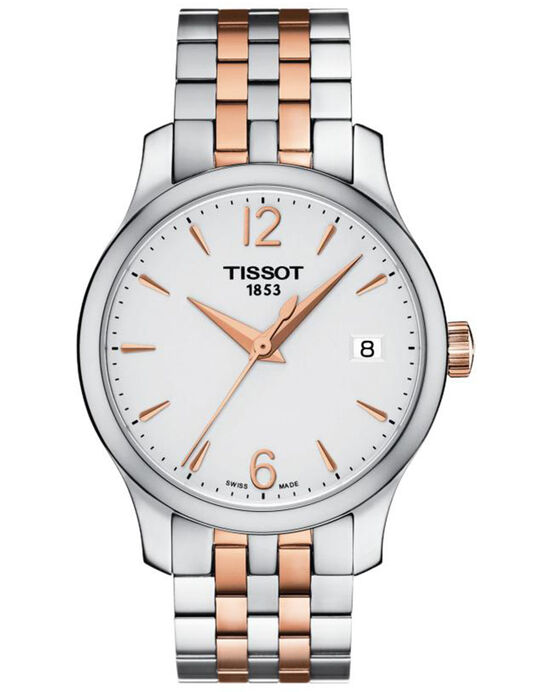 Tissot Women TRADITION White Analog Quartz watch SKU ID T0632102203701 Helios The Watch Store