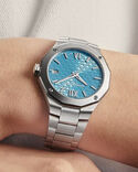 Baume et Mercier Women RIVIERA Blue Analog QUARTZ watch SKU ID M0A10612 Helios The Watch Store
