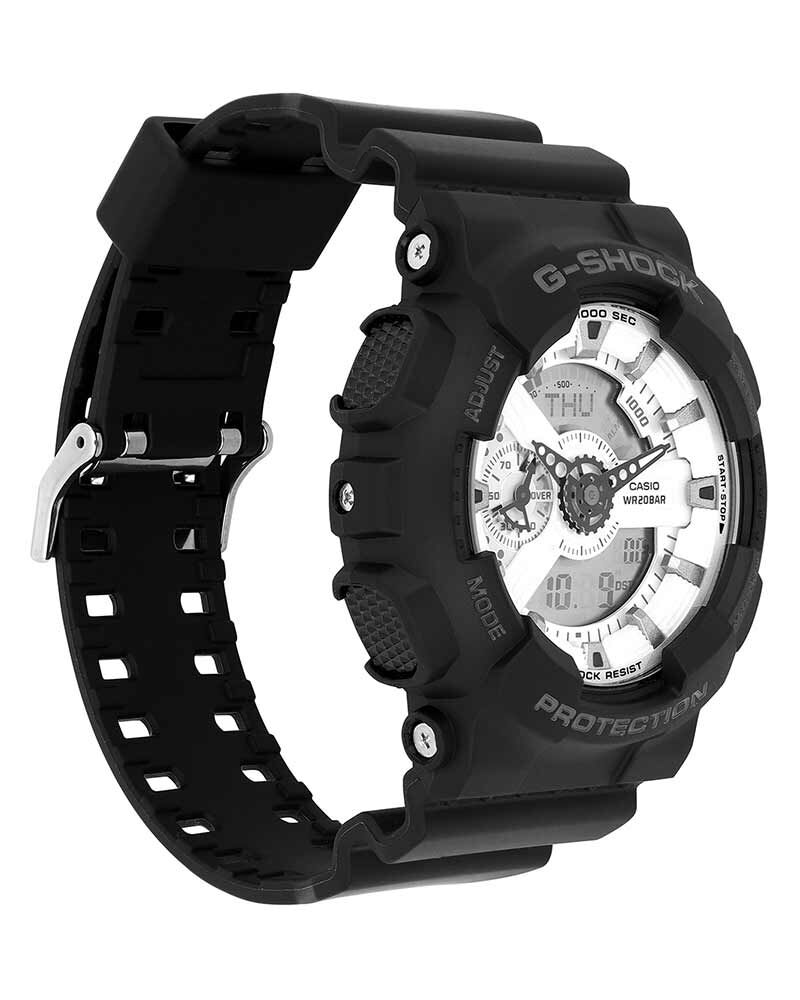 G-Shock Men GA-110  White  Analog-Digital Quartz watch SKU ID G1636 Helios The Watch Store