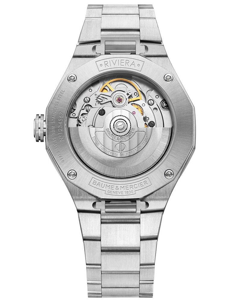 Baume et Mercier Women RIVIERA Ardoise Analog Automatic watch SKU ID M0A10661 Helios The Watch Store