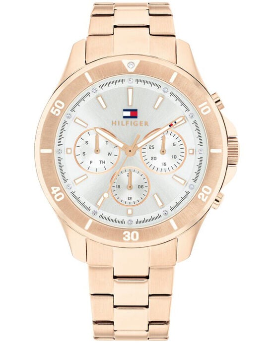 Tommy Hilfiger Women ASPEN Silver Multifunction Quartz watch SKU ID TH1782639 Helios The Watch Store