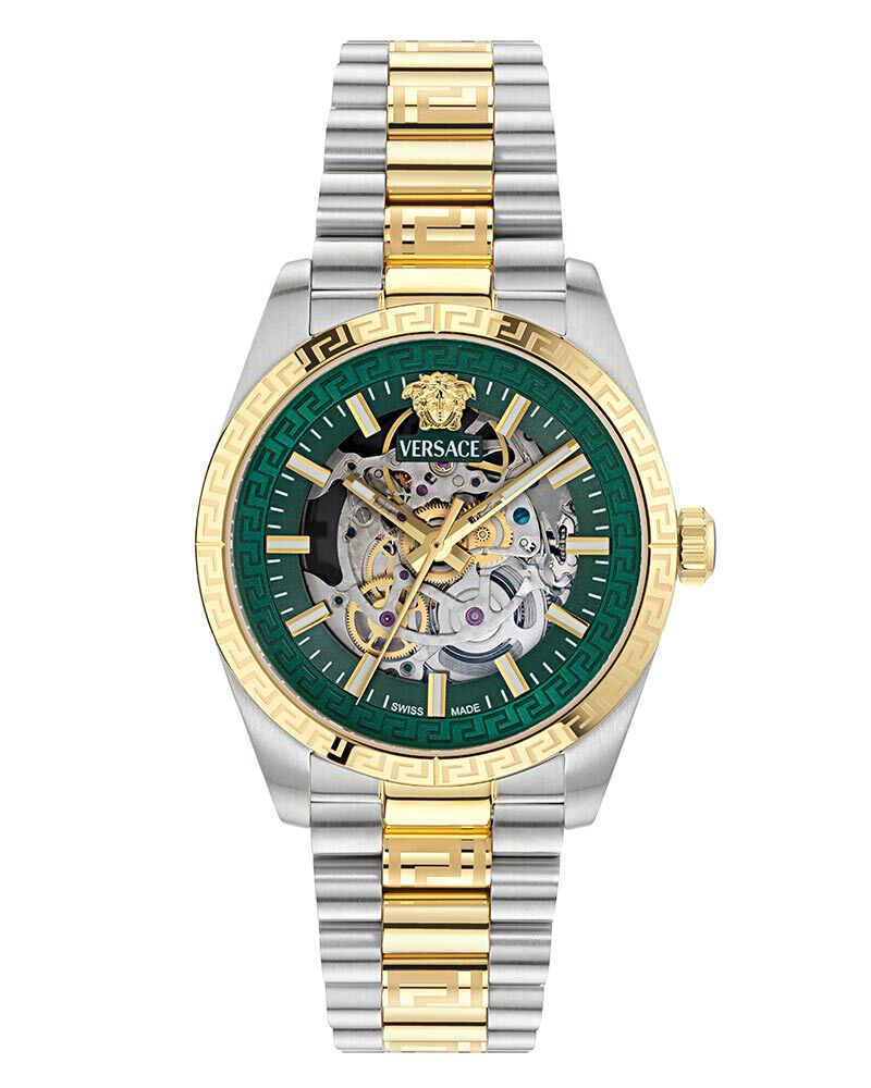 Versace Men MILLENYIUM AUTOMATIC Green Analog Automatic watch SKU ID VE5R00226 Helios The Watch Store