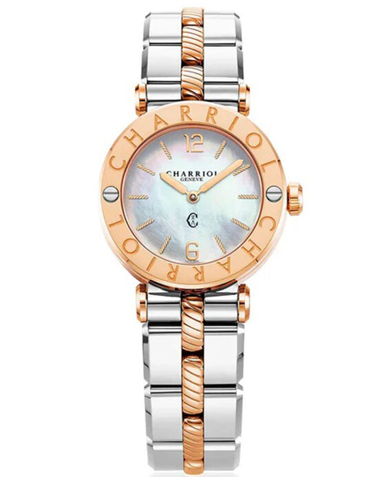 Charriol Women NAVIGATOR CRUISE White Analog Quartz watch SKU ID CR28SP.911.004 Helios The Watch Store