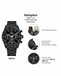 Tommy Hilfiger MEN HAMPTON BLACK Analog Quartz watch SKU ID TH1792280W Helios The Watch Store