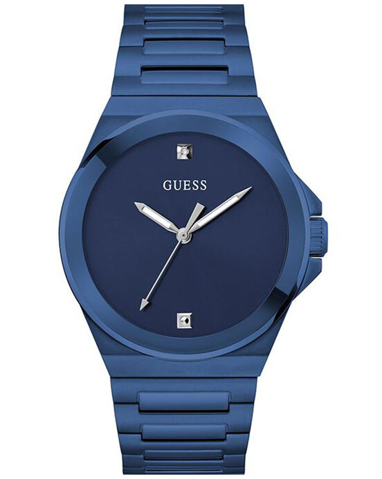 Guess Men VINYL Blue Analog Quartz watch SKU ID GW0833G1 Helios The Watch Store
