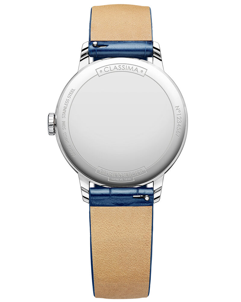 Baume et Mercier Women CLASSIMA Silver Analog QUARTZ watch SKU ID M0A10329 Helios The Watch Store