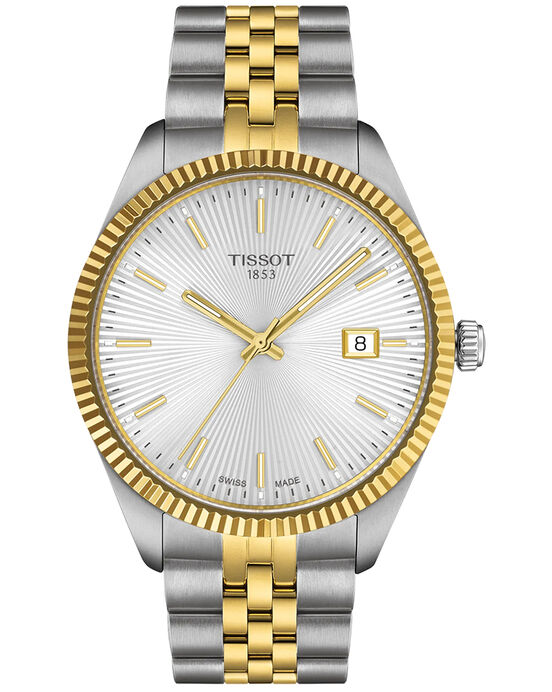 Tissot Men BALLADE Silver Analog Quartz watch SKU ID T1564102203100 Helios The Watch Store
