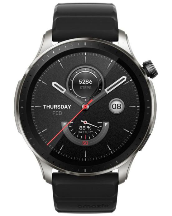 Amazfit Unisex GTR 4 SERIES Black Digital/Smart Smart/Digital watch SKU ID A2166-BK Helios The Watch Store