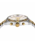 Diesel Men SPIKED Silver Analog Quartz watch SKU ID DZ4629 Helios The Watch Store