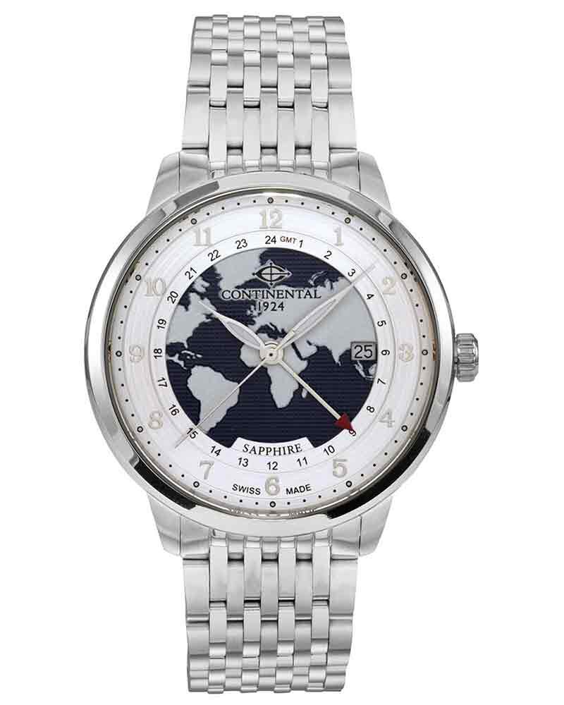 Continental Men Signature Silver Analog Quartz Watch SKU ID 26351-GM101820 Helios The Watch Store