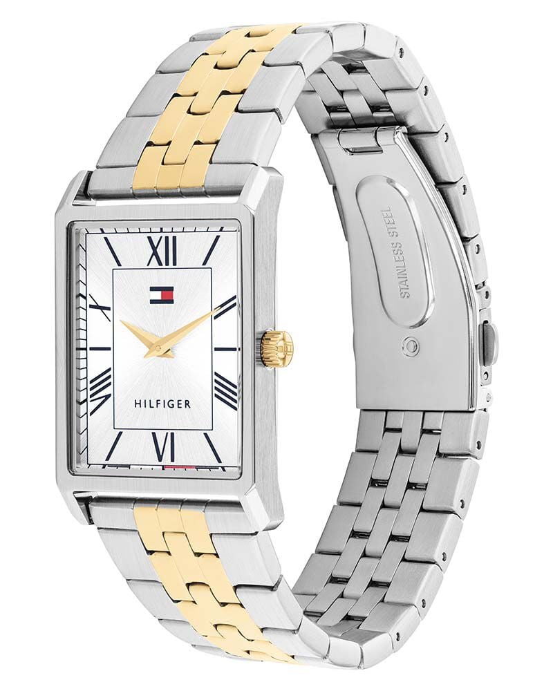 Tommy Hilfiger MEN BEN SILVER WHITE Analog Quartz watch SKU ID TH1710774W Helios The Watch Store