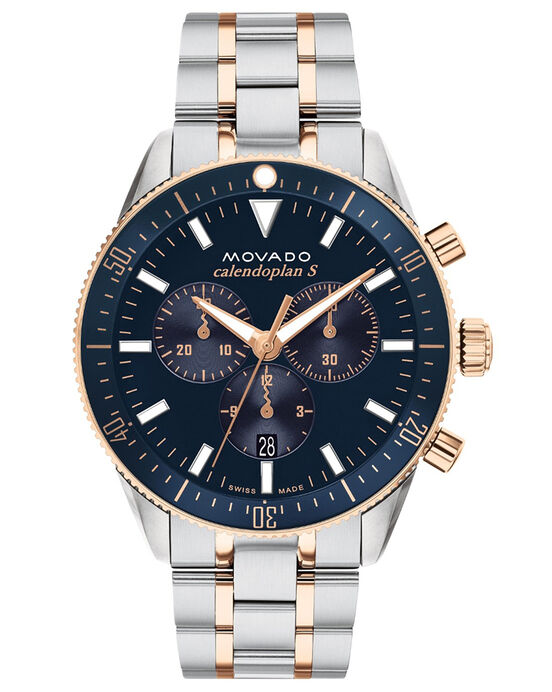 Movado Men HERITAGE Blue Analog Quartz watch SKU ID 3650183 Helios The Watch Store